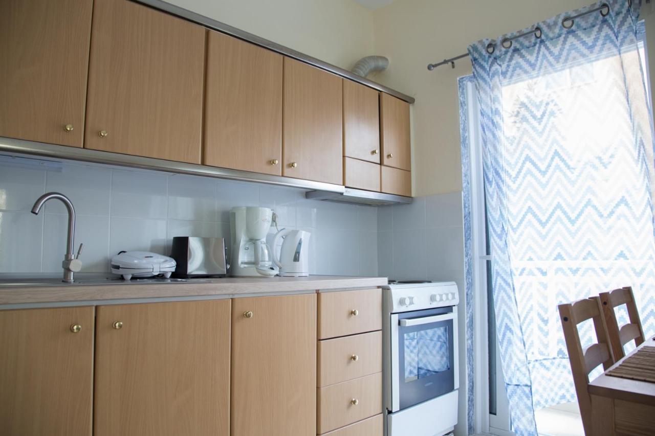 Blue Theros Apartments Paralia Dionysiou Buitenkant foto